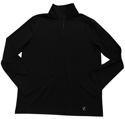 “The End” Quarter Zip Sweater